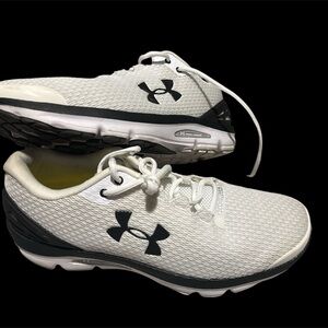 Under Armour Women's Athletic Shoes in White and Black
